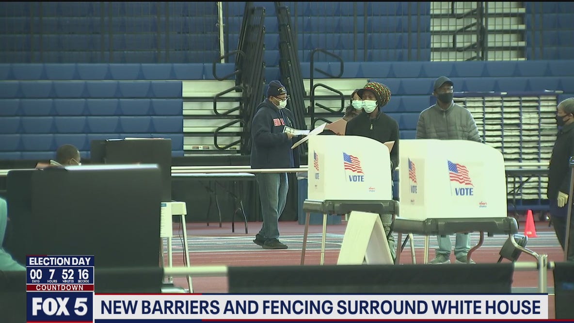 New barriers and fencing surround White House